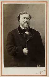 Porträtt av Jules Lacroix 1809-1887, ca 1865.