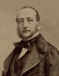 Porträtt av pianisten och kompositören Sigismund Thalberg 1812-1871, ca 1860.
