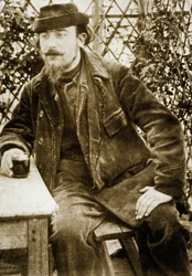 Den franske kompositören Erik Satie (s/v foto)