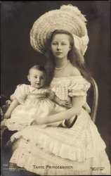 Drottning Viktoria Luise som mosterprinsessor