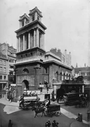Church of St Mary Woolnoth, City of London, c1910 1911