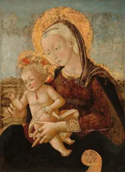 Madonna med barn, ca 1475 (tempera på pannå överförd till duk)