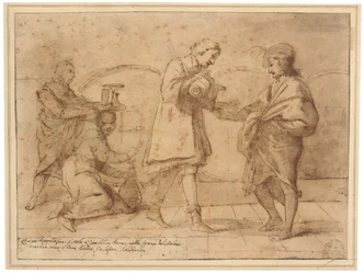 Poeten Baldini dricker i Melosi