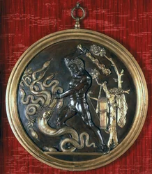 Hercules and the Hydra, 1490-talet (brons)