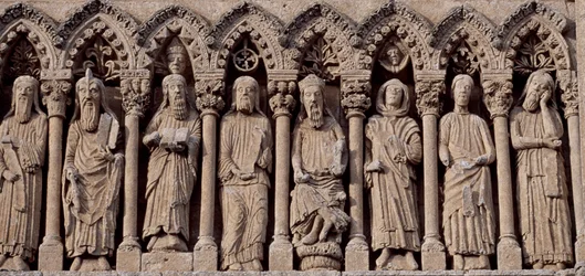 Spanien, Kastilien och León, katedralen Santa Maria, Fris med Gamla testamentets tecken