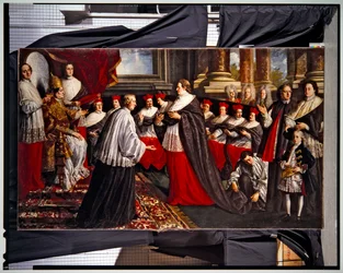 Kröning av påvarna Clemens och Innocentius VIII (par) (målning)