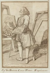 Signore Sebastiano Conca, napolitansk målare (Signore Sebastiano Conca, napolitansk målare)