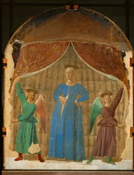 La Madonna del Parto (målning på trä)