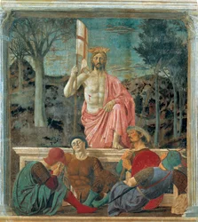 Kristi uppståndelse,1463-65 (fresk)