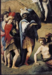 Perseus Freeing Andromeda, detalj (1510, olja på duk)