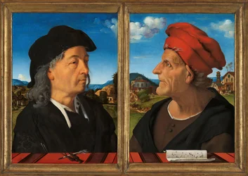 Porträtt av Giuliano och Francesco Giamberti da Sangallo, 1482-1485.