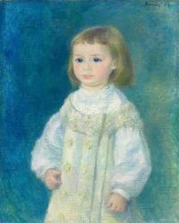 Lucie Berard (barn i vitt)