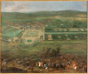 Utsikt över slottet Fontainebleau