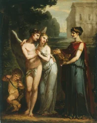 Oskuldsfullhet föredrar kärlek framför rikedom, ca 1804 (olja på pannå)