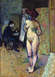 Matisse i Manguins studio, 1905.