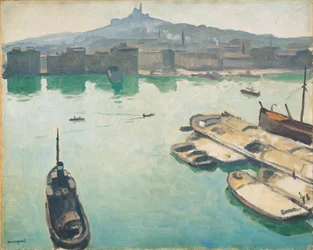 Marseilles hamn, 1916