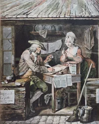 The Public Writer (färggravyr)