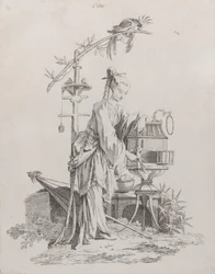 Air, från The Four Elements, 1738-49.