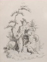 Jorden, från De fyra elementen, 1738-49.