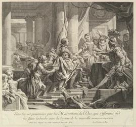 Sancho förföljd av hertigens kökspojkar, 1700-talet.
