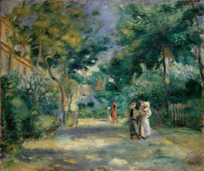 En trädgård i Montmartre, 1890-1899