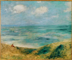 Au bord de la mer a Guernsey (olja på duk)