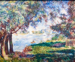 Bougival, ca 1888 (olja på duk)