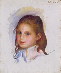 Barn med brunt hår, 18871888.