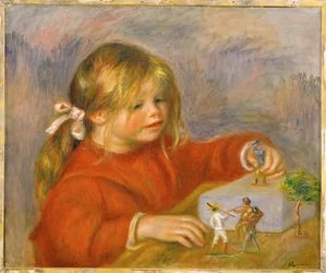 Claude Renoir, lek (olja på duk)