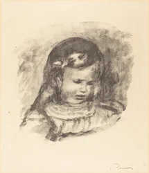 Claude Renoir, med sänkt huvud, 1900-tal.