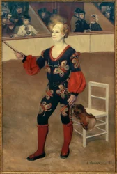 Clown på cirkus