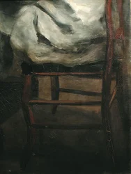 Frederick Bazille vid sitt staffli