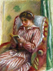 Gabrielle Reading - Målning av Pierre Auguste Renoir (1841-1919)