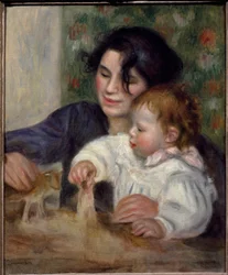 Gabrielle et Jean - Porträtt av sonen till målaren Jean Renoir