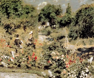 Trädgården i Fontenay-aux-Roses, ca 1873-74 (olja på duk)