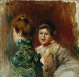 Heads of Two Women, ca 1895 (olja på duk)
