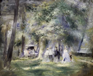 I parken i Saint-Cloud, 1866