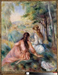 I förmålningen av Pierre Auguste Renoir (1841-1919) 1890 sön. 0,81x0,65 m New York, Metropolitan museum