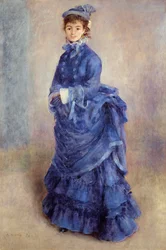 La Parisienne, Den blå damen