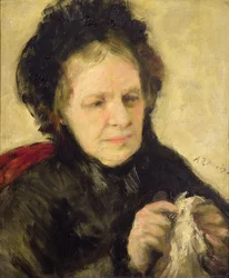 Madame Theodore Charpentier (1802-75) c.1869 (olja på duk)