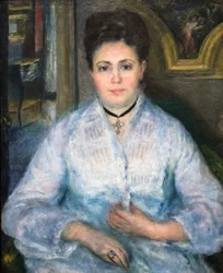 Madame Victor Choquet i vitt