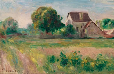 Hus i Essoyes, ca. 1890.