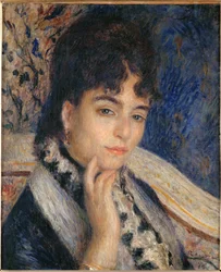 Mme Alphonse Daudet (olja på duk)