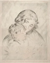 Mor och barn, 1896.