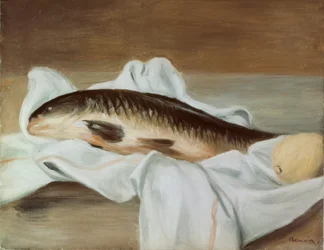 Stilleben med fisk