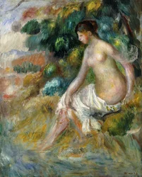 Naken i grönskan, 1887