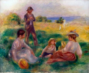Fest på landet i Berneval, 1898.