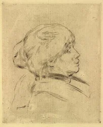 Porträtt av Berthe Morisot