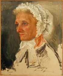 Porträtt av Renoirs mamma