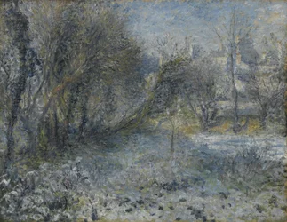 Snötäckt landskap, 1870-1875
